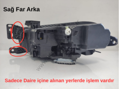CITROEN C5 AİRCROSS SAĞ ÖN FAR LEDLİ MERCEKLİ ORJİNAL (2. EL) 9816925280