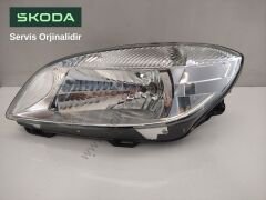 SKODA ORJİNAL FAR SOL 5J1941017  SKODA FABIA-ROOMSTER 07-10 FAR ELEKTRIK MOTORLU