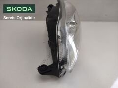 SKODA ORJİNAL FAR SOL 5J1941017  SKODA FABIA-ROOMSTER 07-10 FAR ELEKTRIK MOTORLU