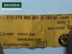 BAŞ DESTEĞİ ARKA 3T0885901G16V  SKODA SUPERB 2008-2013